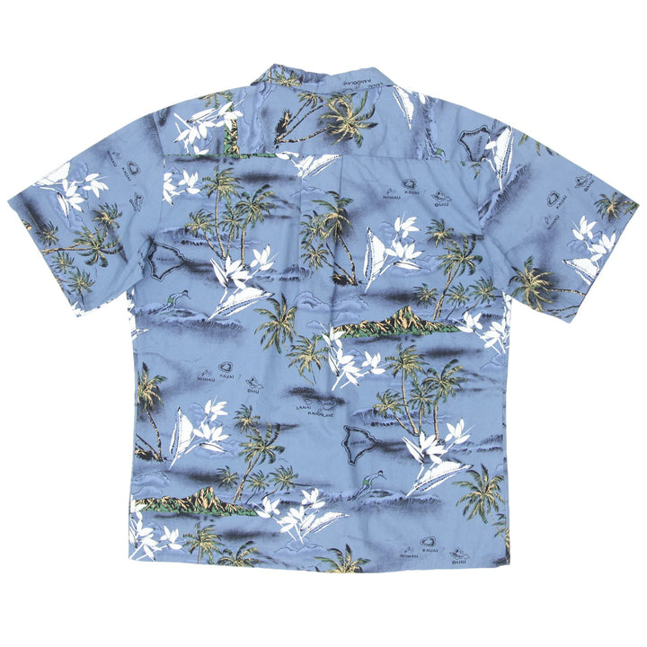 Mens Palm Wave Hawaiian Shirt