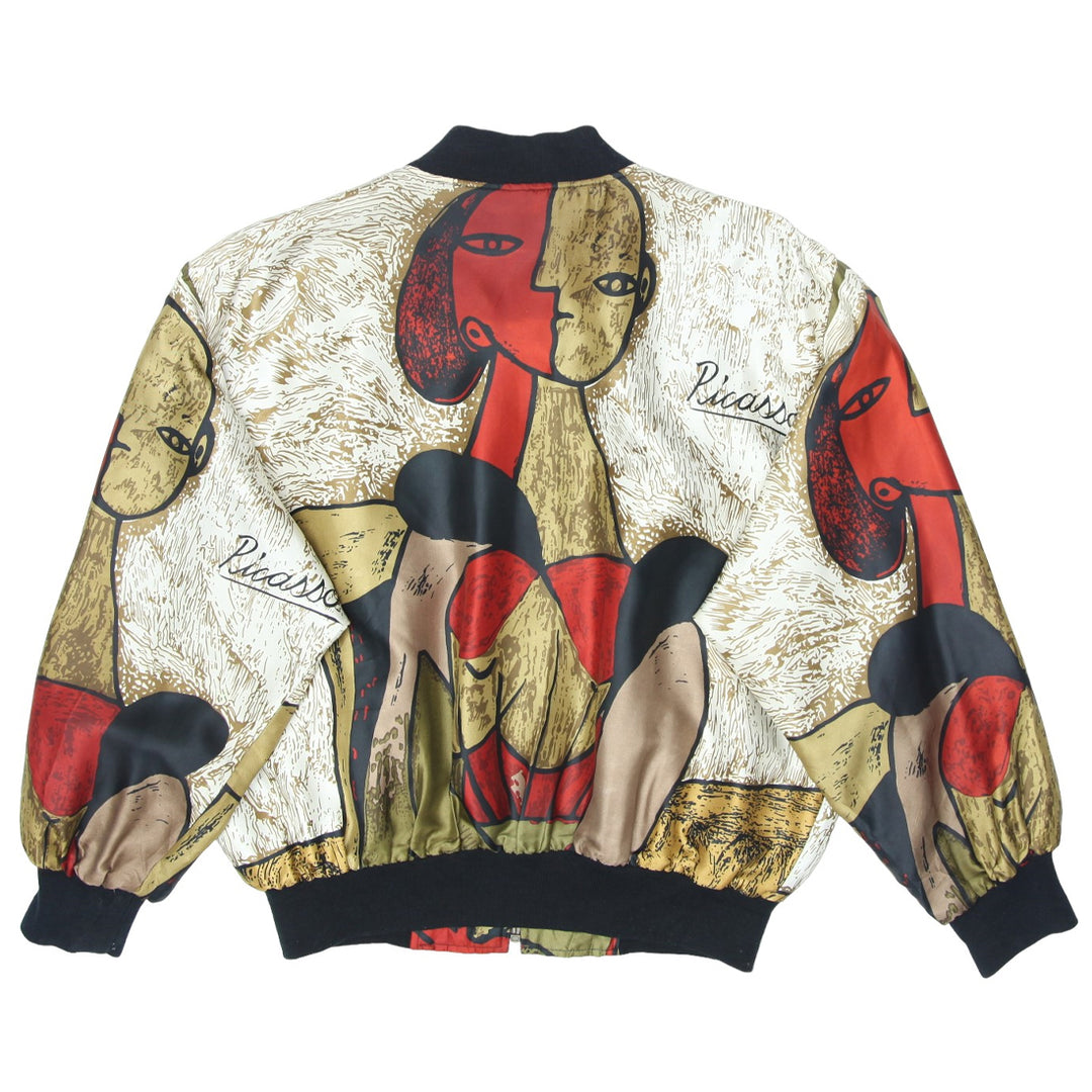 Vintage Picasso Full Zip Bomber Jacket