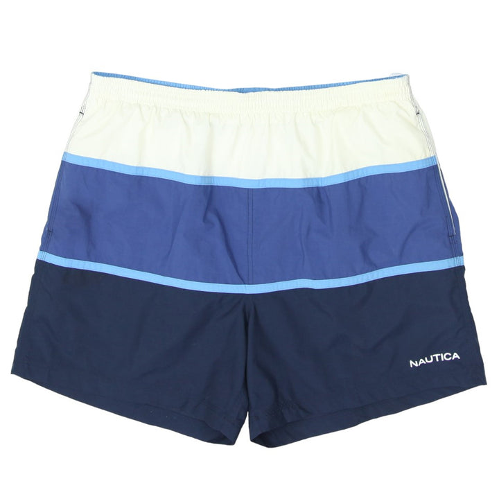 Mens Nautica Surf Stripe Swim Shorts