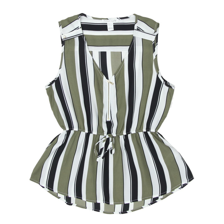 Ladies Streetwear Society Stripe Sleeveless Top