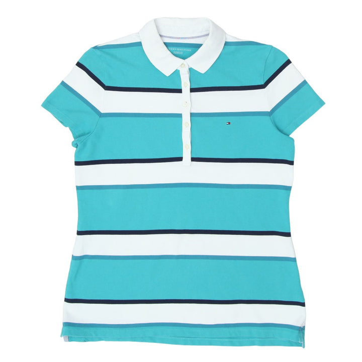 Ladies Tommy Hilfiger Classic Fit Stripe Polo T-Shirt