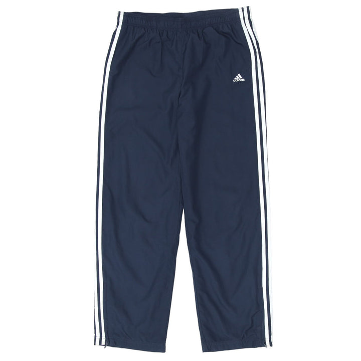 Ladies Adidas White Stripes Navy Track Pants