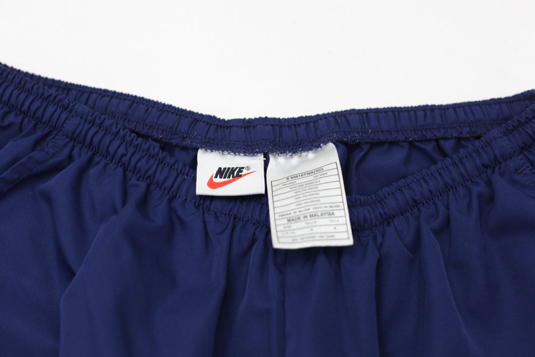 Vintage Nike 90's Swoosh Embroidered Ladies Navy Sports Shorts