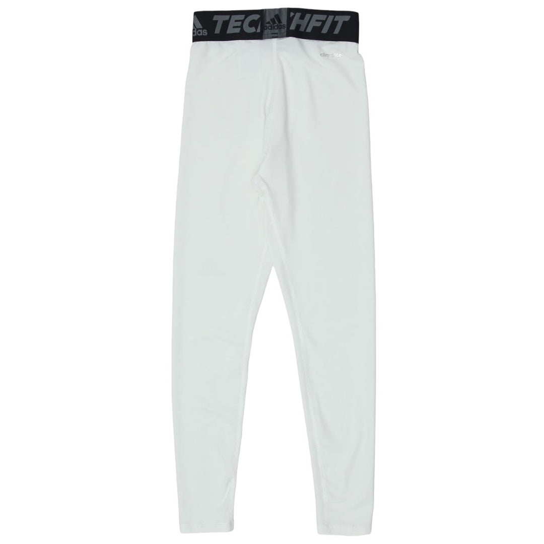Mens Adidas Techfit White Compression Pants