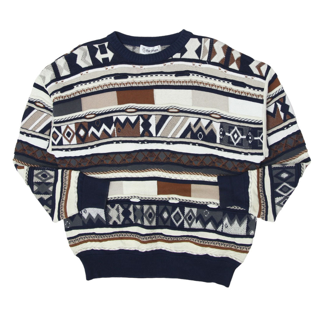 Vintage Mac Divots Coogi Style Sweater – Fashion Rerun Vintage