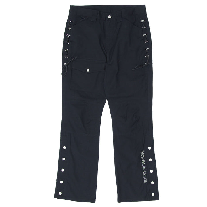 Y2K Harley Davidson Black Pants