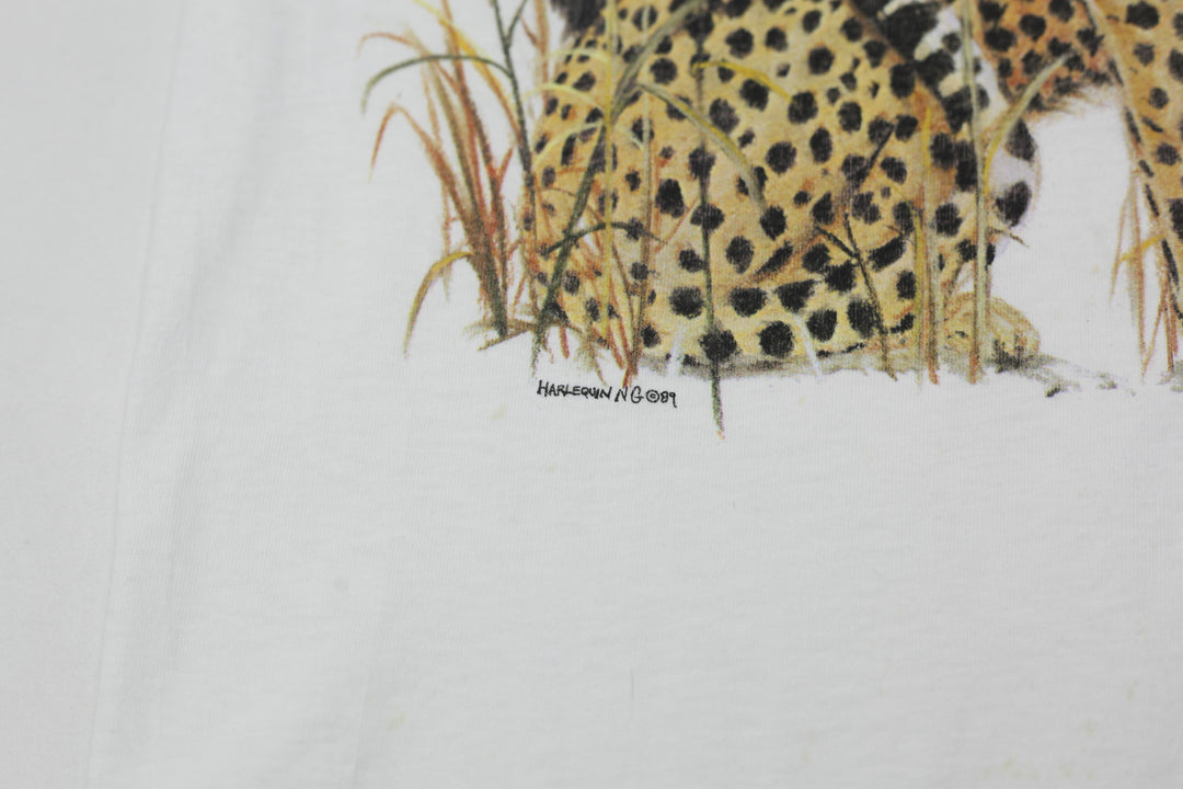 Vintage Harlequin '89 Big Cats T-Shirt Single Stitch Made in USA