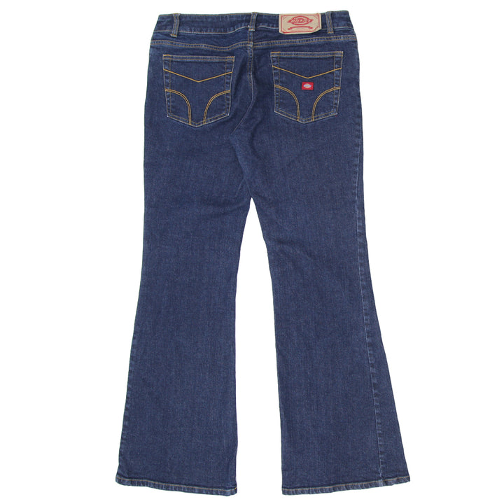 Ladies Dickies Low Rise Flare Jeans