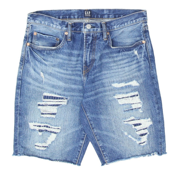 Mens GAP Ripped Denim Shorts