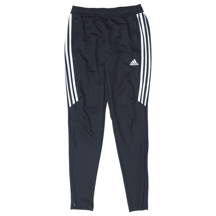 Ladies Adidas White Stripes Black Skinny Track Pants