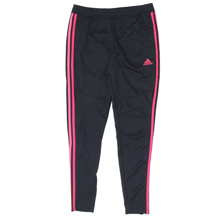 Ladies Adidas 3 Stripes Black Skinny Track Pants