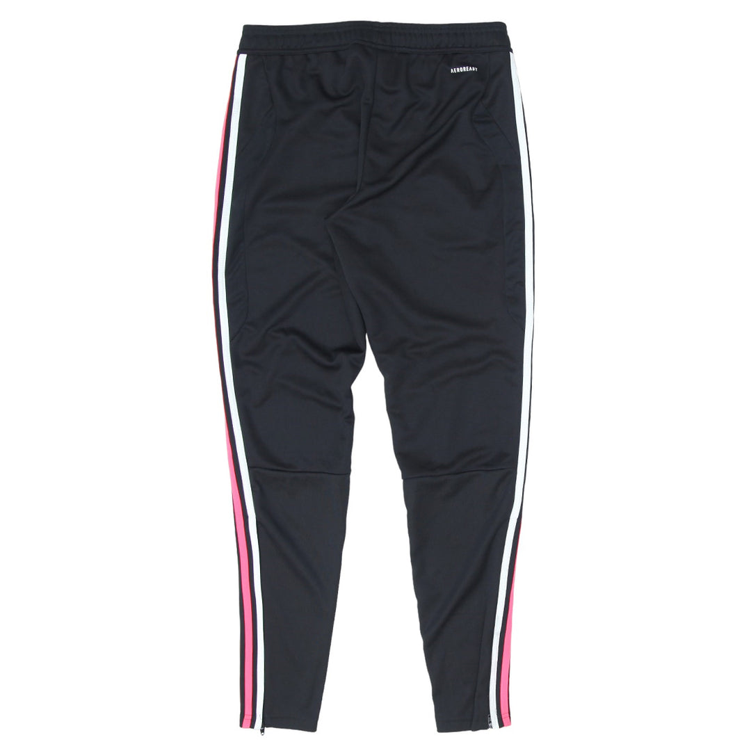 Ladies Adidas 3 Stripes Black Skinny Track Pants