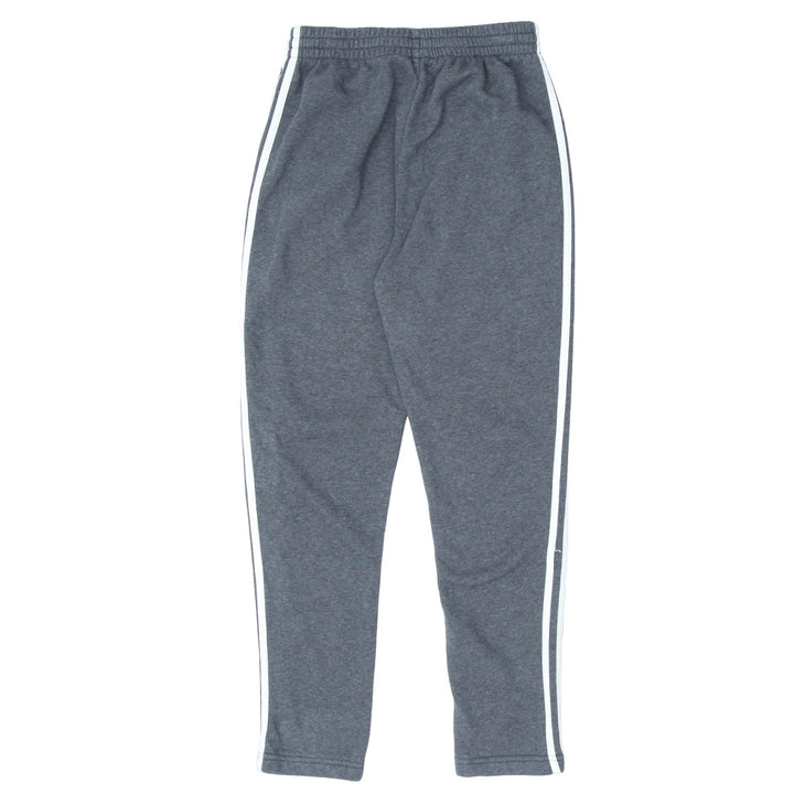 Boys Youth White Stripes Gray Sweatpants