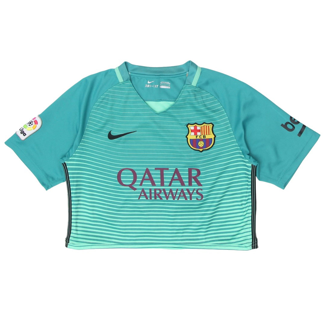 Rework FC Barcelona Crop Football Jersey