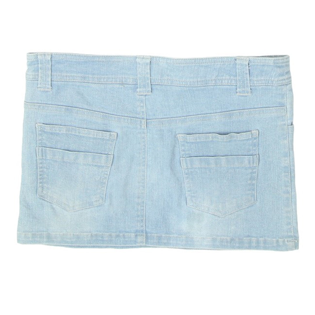 Y2K Stretch Denim Mini Skirt