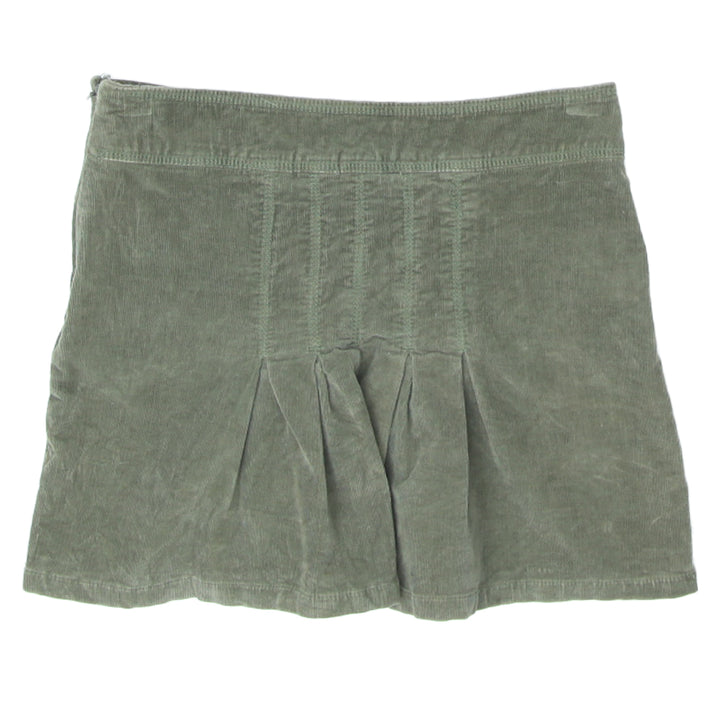 Y2K Corduroy Pleate Mini Skirt