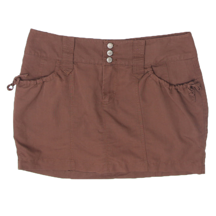 Y2K Brown Mini Skirt