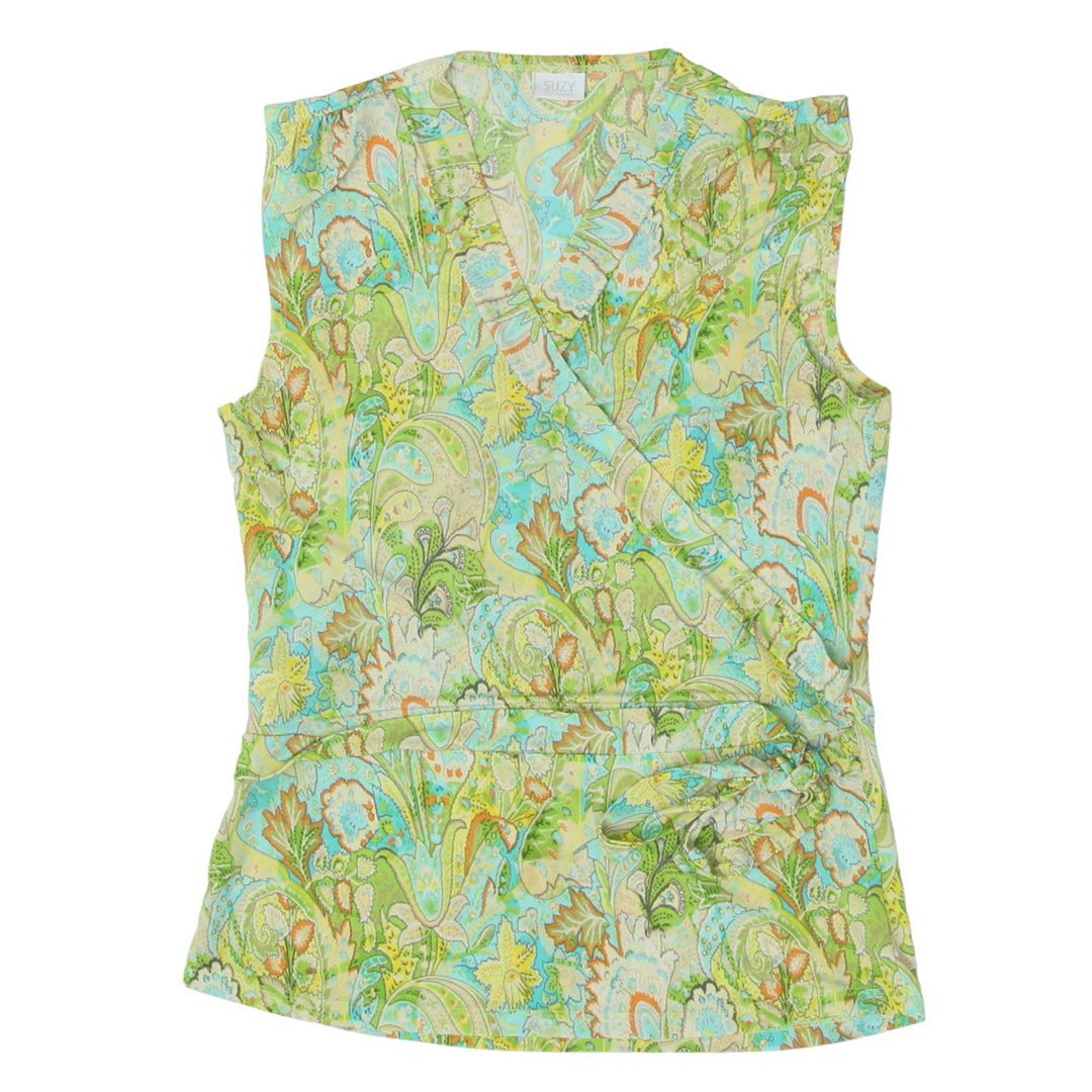 Y2K Suzy Shier Floral Sleeveless Top