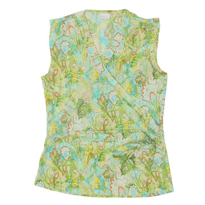 Y2K Suzy Shier Floral Sleeveless Top