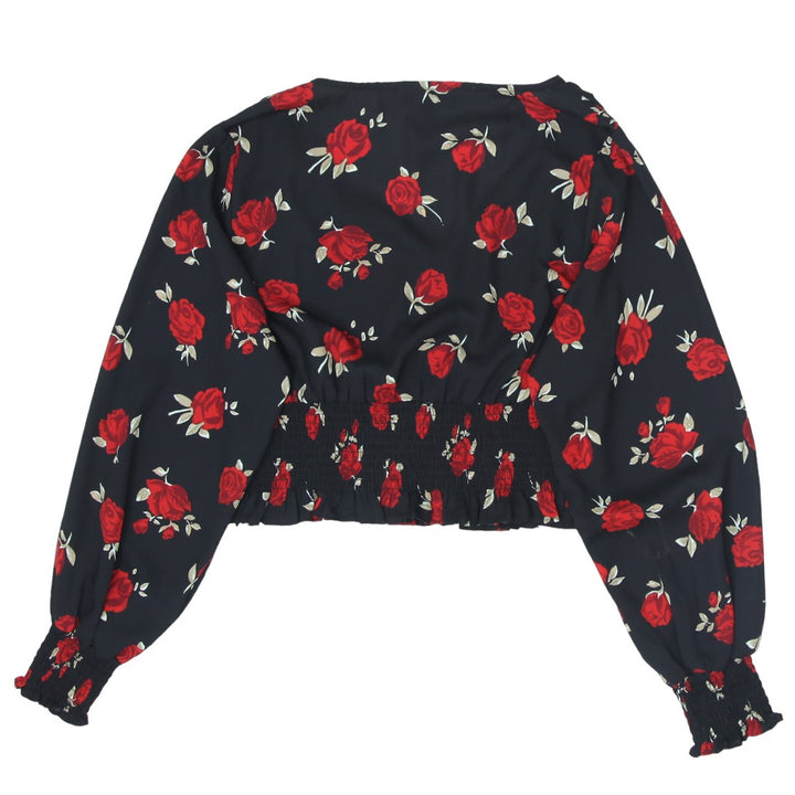 Ladies Streetwear Society Floral Long Sleeve Top