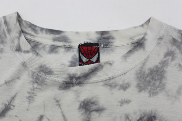 2002 Vintage SpiderMan Tie Dye Movie T-Shirt Marvel XXL