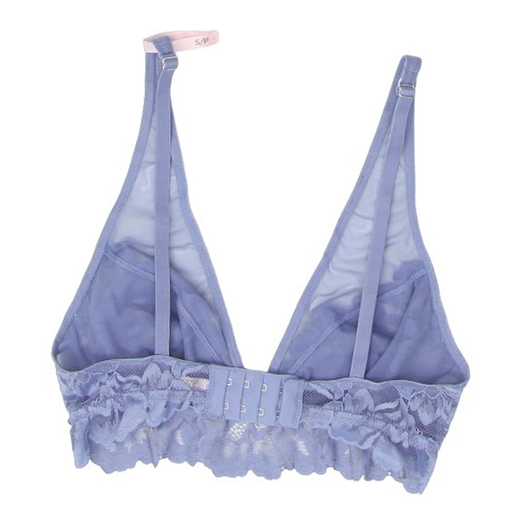 Ladies La Vie en Rose Purple Lace Bralette