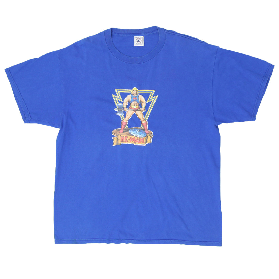 1996 Vintage He-Man T-Shirt Delta Pro Weight Blue XL