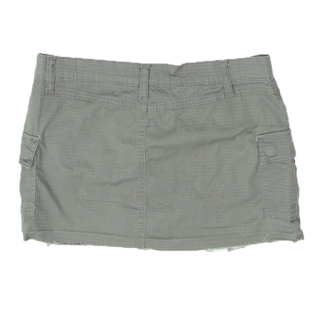 Y2K Cargo Ripstop Mini Skirt