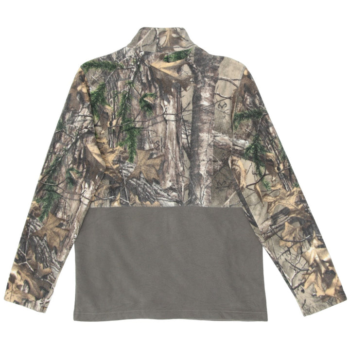 Mens Realtree Full Zip Fleece Forest Camo Jacket