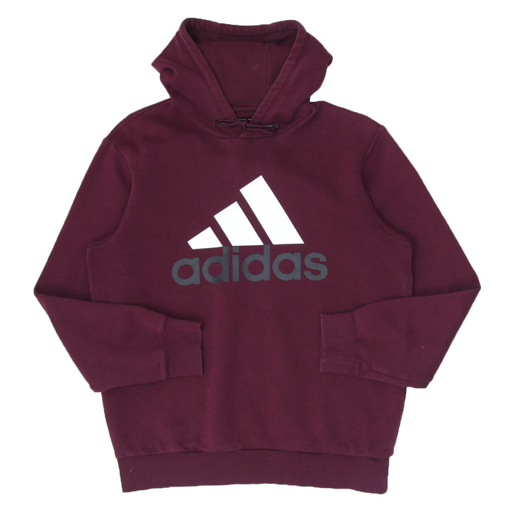 Mens Adidas Sports Essentials Maroon Pullover Hoodie