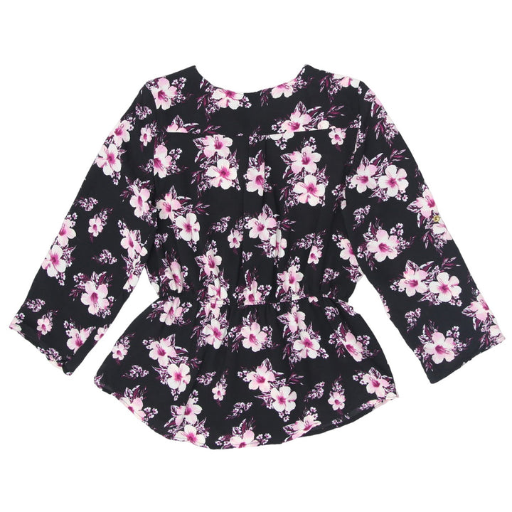 Ladies Lily Morgan Zip Floral Top