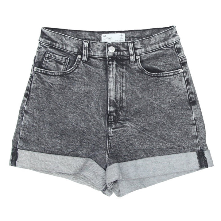 Ladies Ardene High Waist Denim Mom Shorts