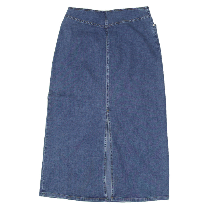 Y2K Denim Long Skirt