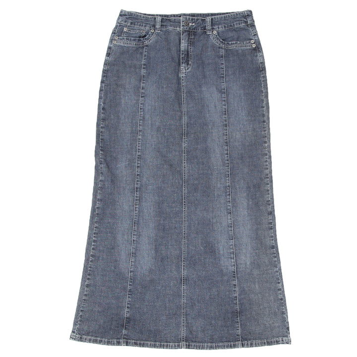 Y2K Denim Long Skirt