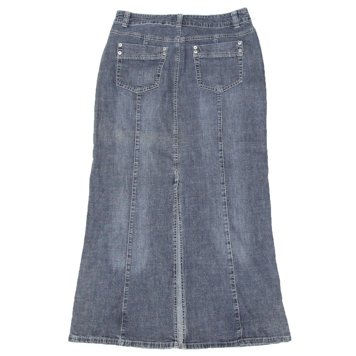 Y2K Denim Long Skirt