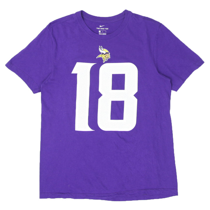 Mens Nike Minnesota Vikings Jefferson #18 T-Shirt