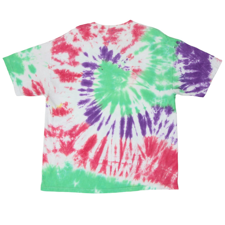 Mens Mickey Head Tie Dye Spiral T-Shirt