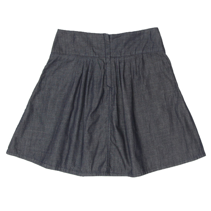 Y2K Denim Pleated Mini Skirt