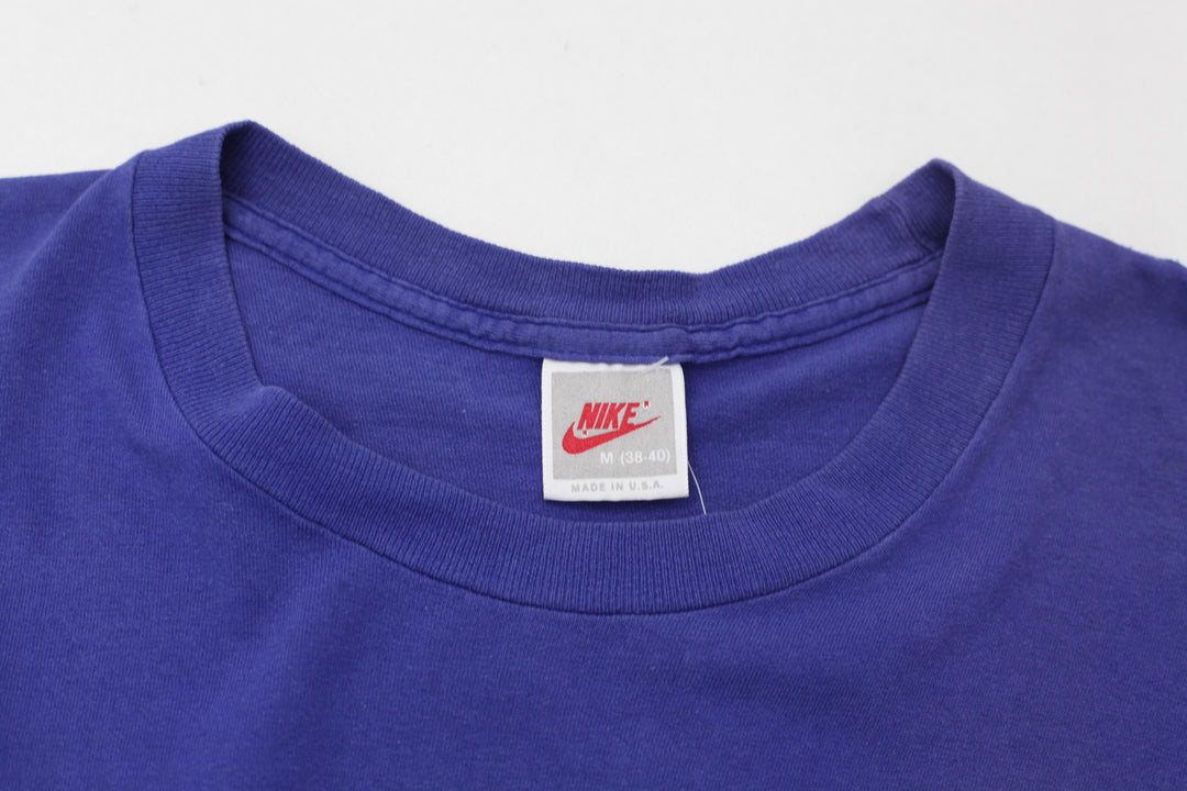 90's Vintage Nike Spell Out T-Shirt Single Stitch Made In USA M