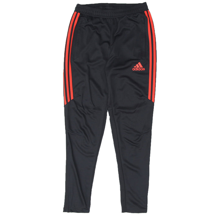 Ladies Adidas Red Stripes Black Skinny Track Pants