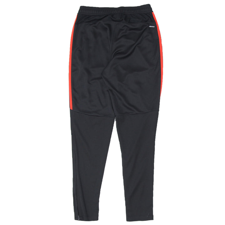 Ladies Adidas Red Stripes Black Skinny Track Pants