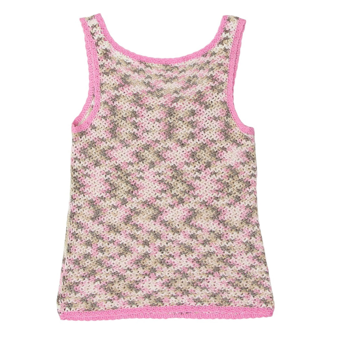 Y2K Crochet Sleeveless Top