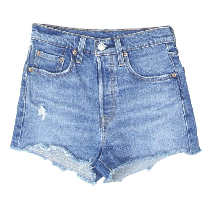 Ladies Levi Strauss 501 Ripped Denim Shorts