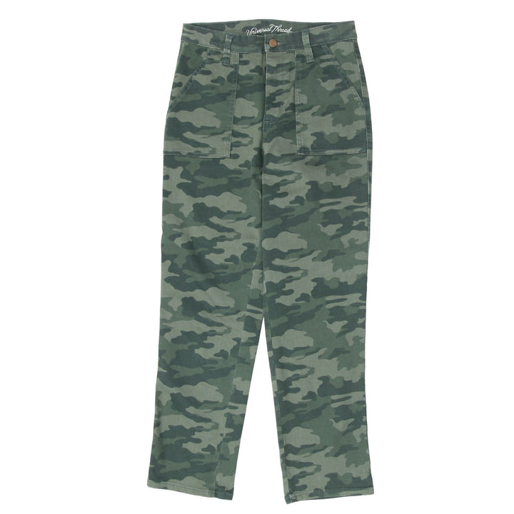 Ladies Universal Thread High Waist Camouflage Pants