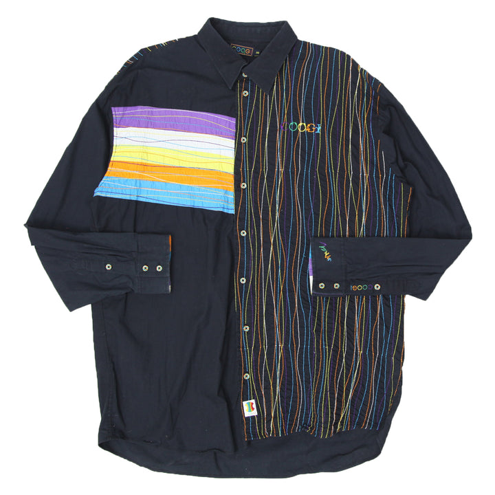 Mens Coogi Embroidered Button Up Long Sleeve Shirt