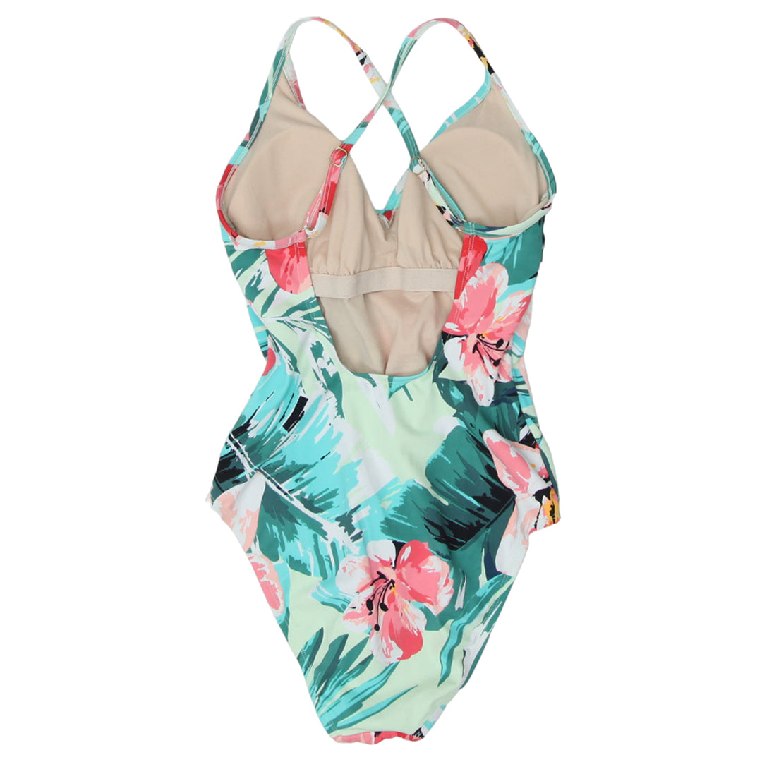 Ladies Floral One Piece Swimsuit