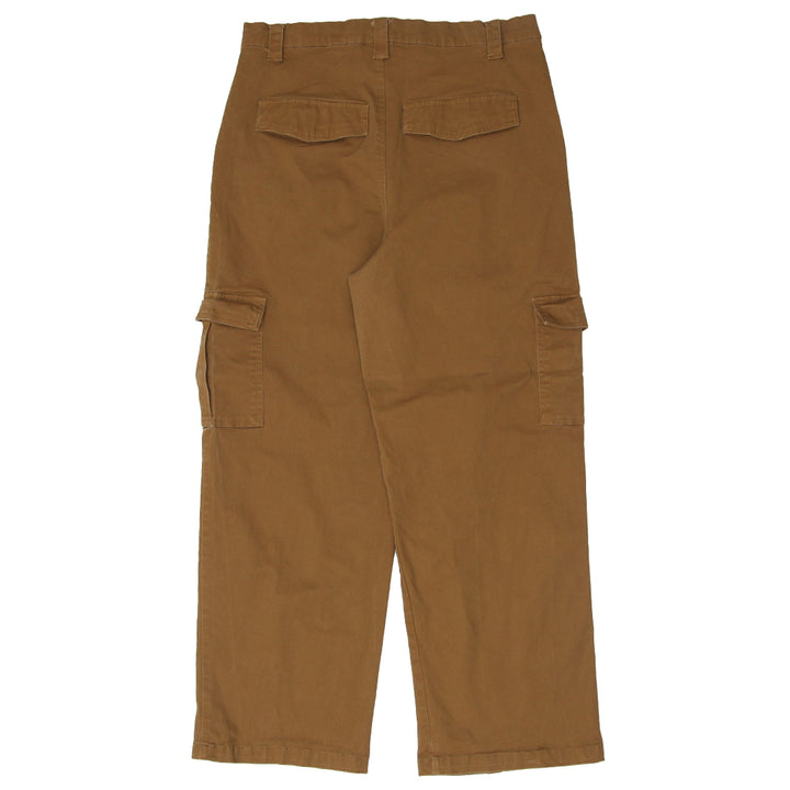 Ladies Full Tilt High Waist Brown Cargo Pants