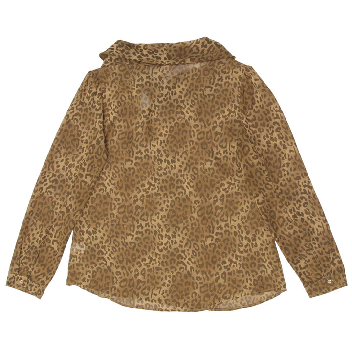 Ladies Merona Leopard Print Long Sleeve Top