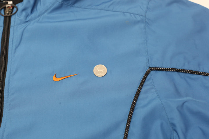 Vintage Nike 90's Swoosh Embroidered Full Zip Windbreaker Track Jacket