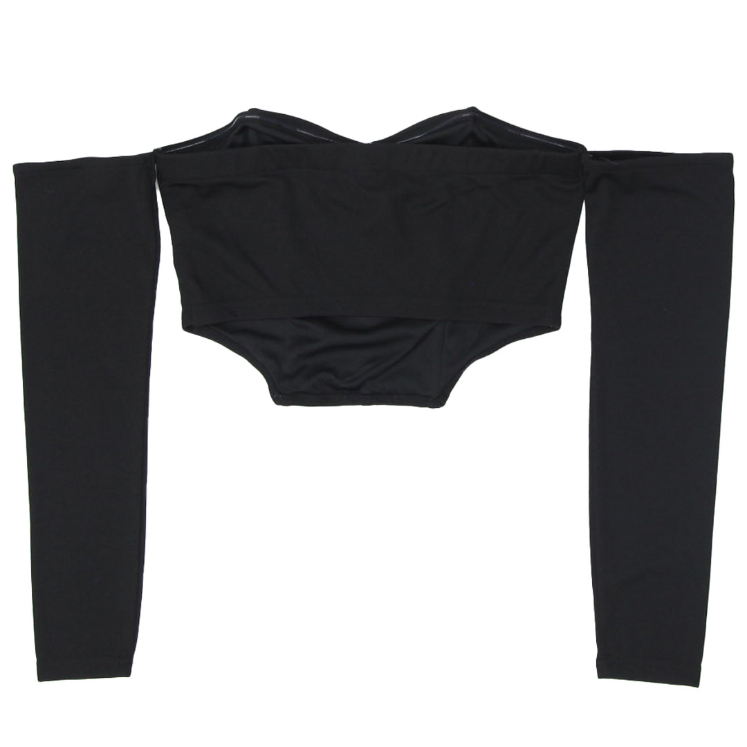 Ladies Windsor Off-Shoulder Strapless Crop Top